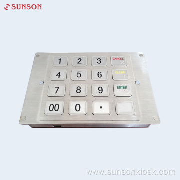 PCI V4 Approved keyboard for Card Vending Kiosk